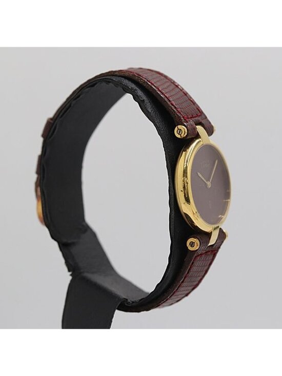 Cartier Must Vendome 23 Quartz Wine Red Dial Watch main image 5